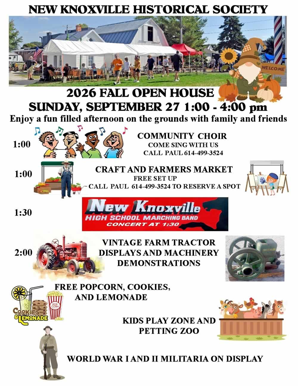 2026 New Knoxville Historical Society Open Houes