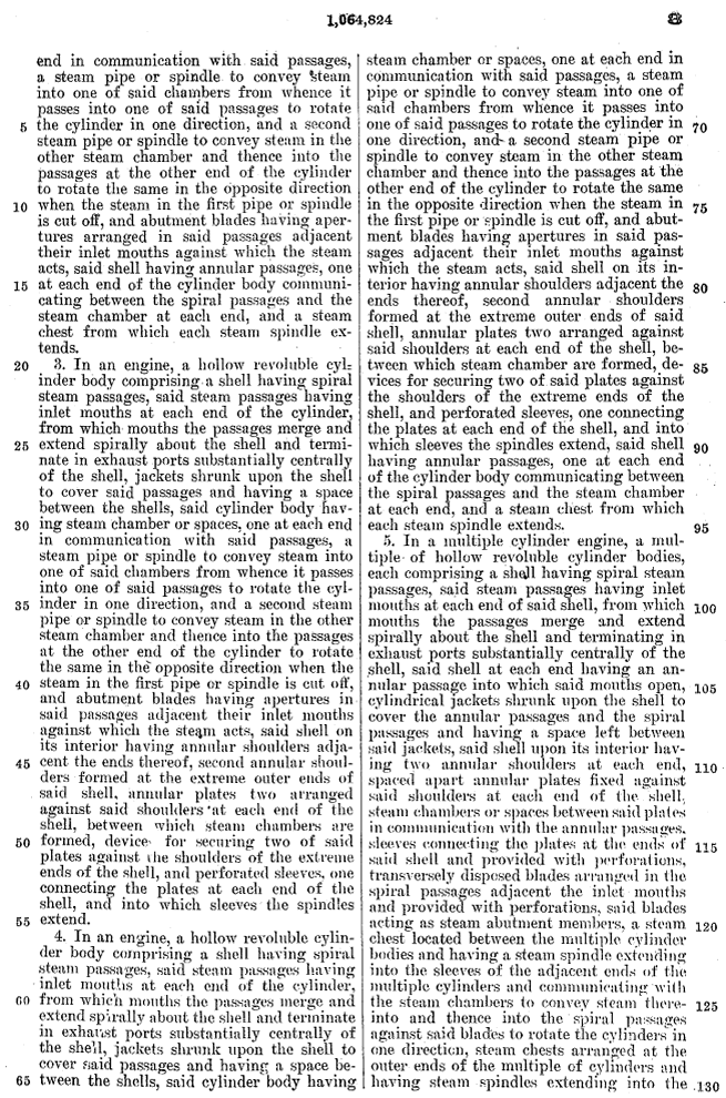 Patent Number 1,064,824