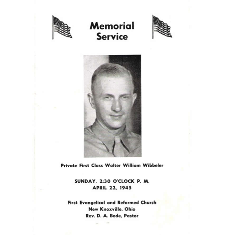 Walter William Wibbeler Memorial