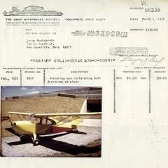 Neil Armstrong Plane Resto Invoice