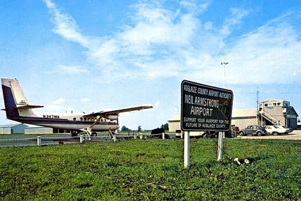 Original Neil Armstrong Airport Sign